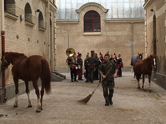 Garde Républicaine Caserne des Célestins - 16 avril 2019