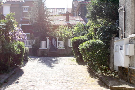 10 Avril 2014 - L'habitat social du XIXe siècle à nos jours. Quartier de la Mouzaïa aux Buttes Chaumont à Paris XIXe