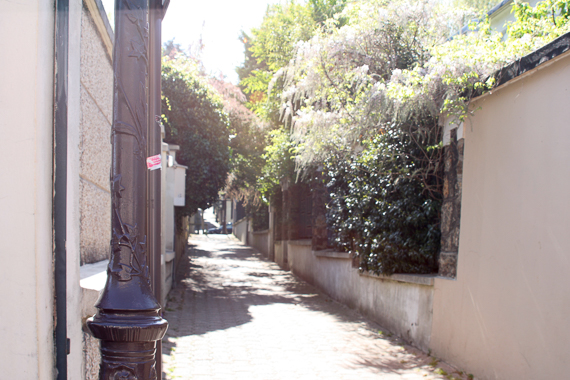 10 Avril 2014 - L'habitat social du XIXe siècle à nos jours. Quartier de la Mouzaïa aux Buttes Chaumont à Paris XIXe